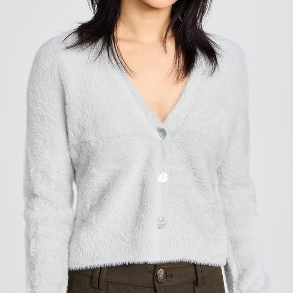 NWT Vince Eyelash V-neck Cardigan in Size XS